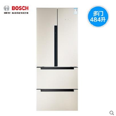 Bosch博世 BCD-484W(KME48A68TI)曲奇色混冷零度多门冰箱新品 混冷零度 旗舰店