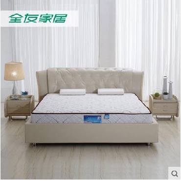全友家私 床垫双人床垫乳胶床垫环保棕垫双功能床垫 105029