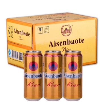 Aisenbaote爱森堡特啤酒黄啤500ml*12每箱