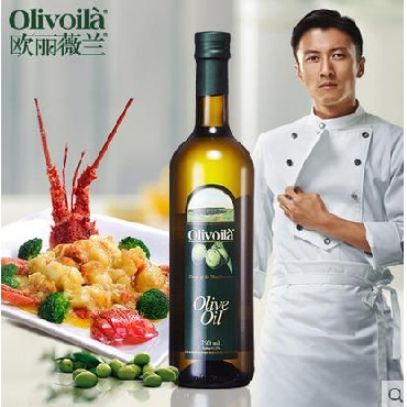 欧丽薇兰纯正橄榄油750mL食用橄榄油高温烹饪炒菜橄榄油
