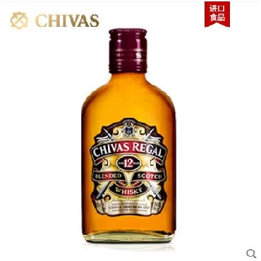 Chivas芝华士12年200ml 英国进口洋酒苏格兰威士忌