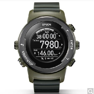 爱普生（EPSON）X-100 GPS越野光电心率手表游泳心率手表