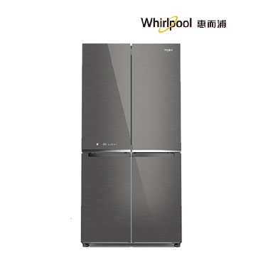 惠而浦冻龄PRO(Whirlpool) BCD-603WM01GBIWS星曜银 风冷十字多门冰箱 干