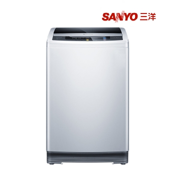 三洋（SANYO)N8 8公斤 全自动波轮洗衣机 原厂电机 速溶洗 智能预约 非变频 甩干脱水（亮灰
