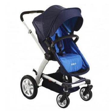 好孩子（goodbaby)婴儿手推车高景观宝宝推车可躺可坐折叠方便 GB500-M109BB（蓝色）